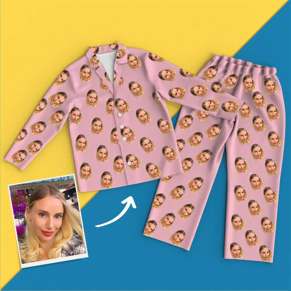 4FunGift® Custom Face Colorful Pajamas