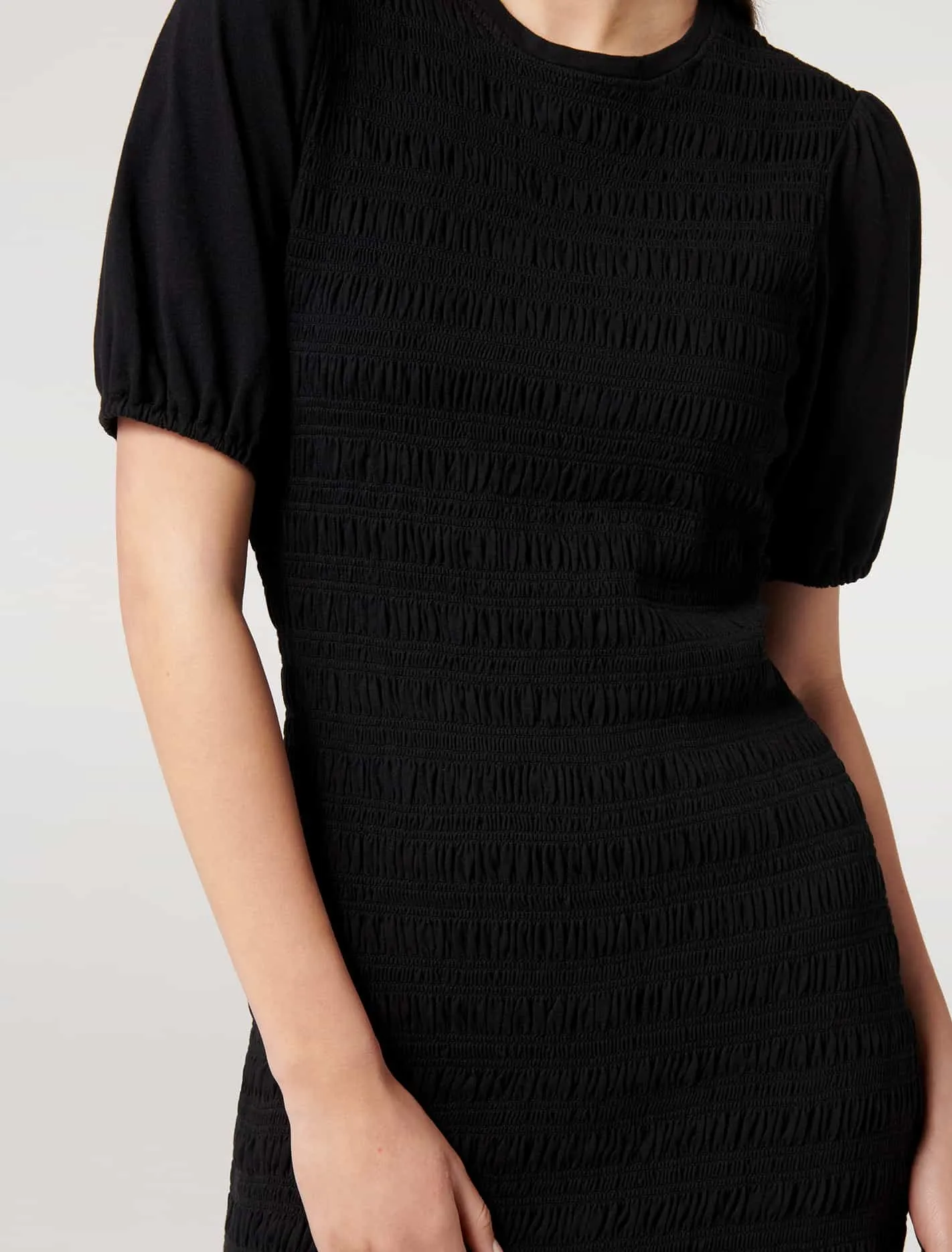 Alexa Shirred Mini Dress