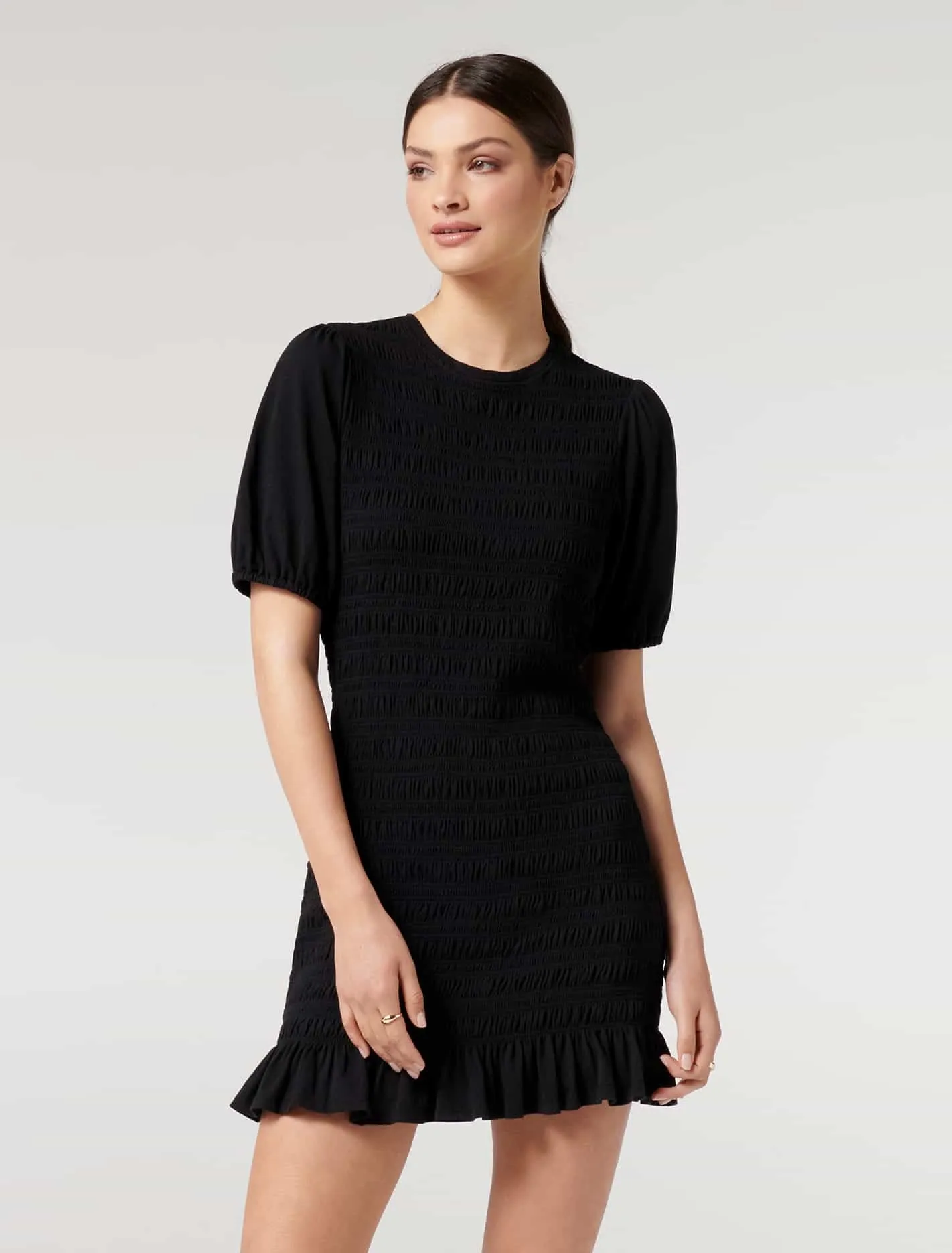 Alexa Shirred Mini Dress