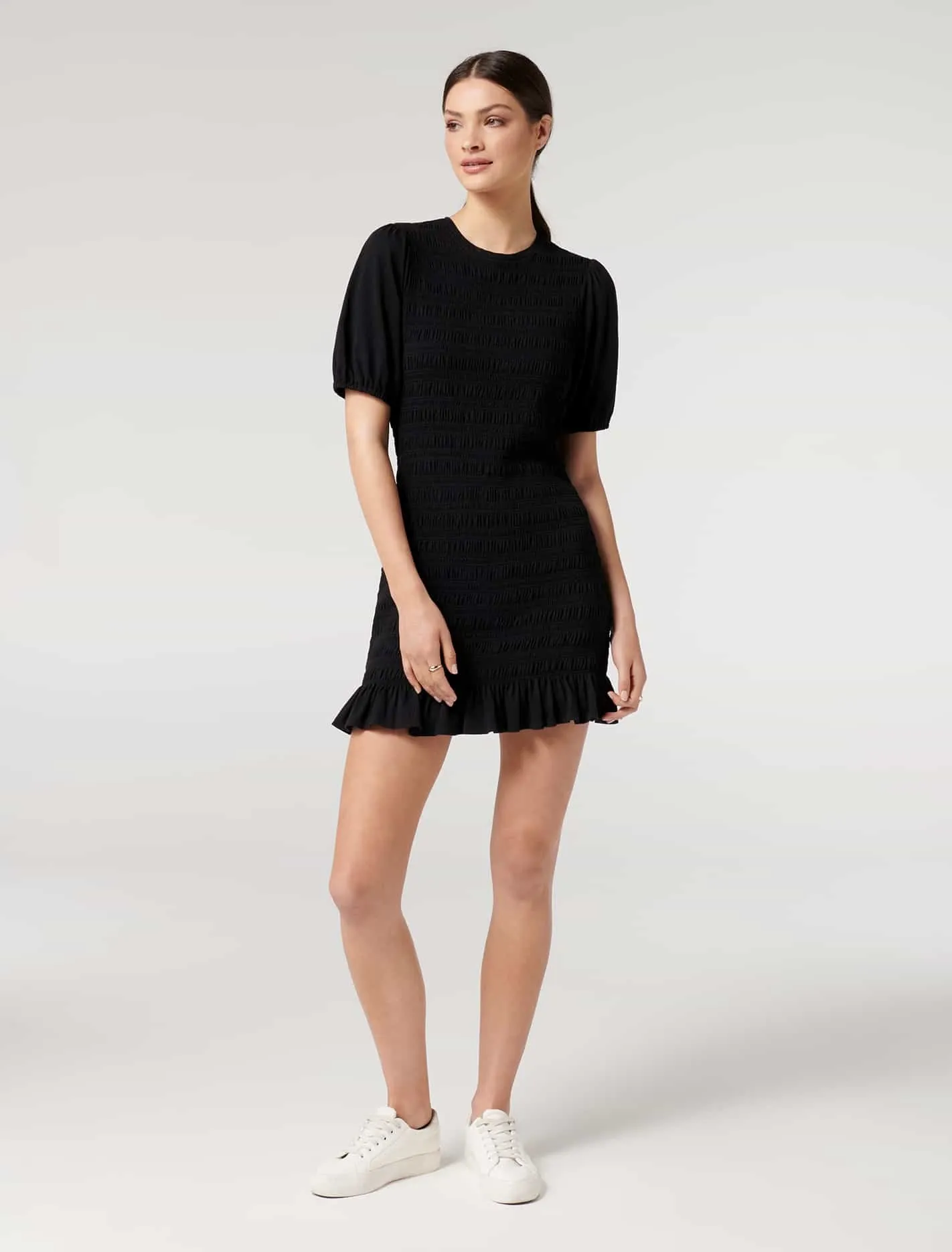 Alexa Shirred Mini Dress