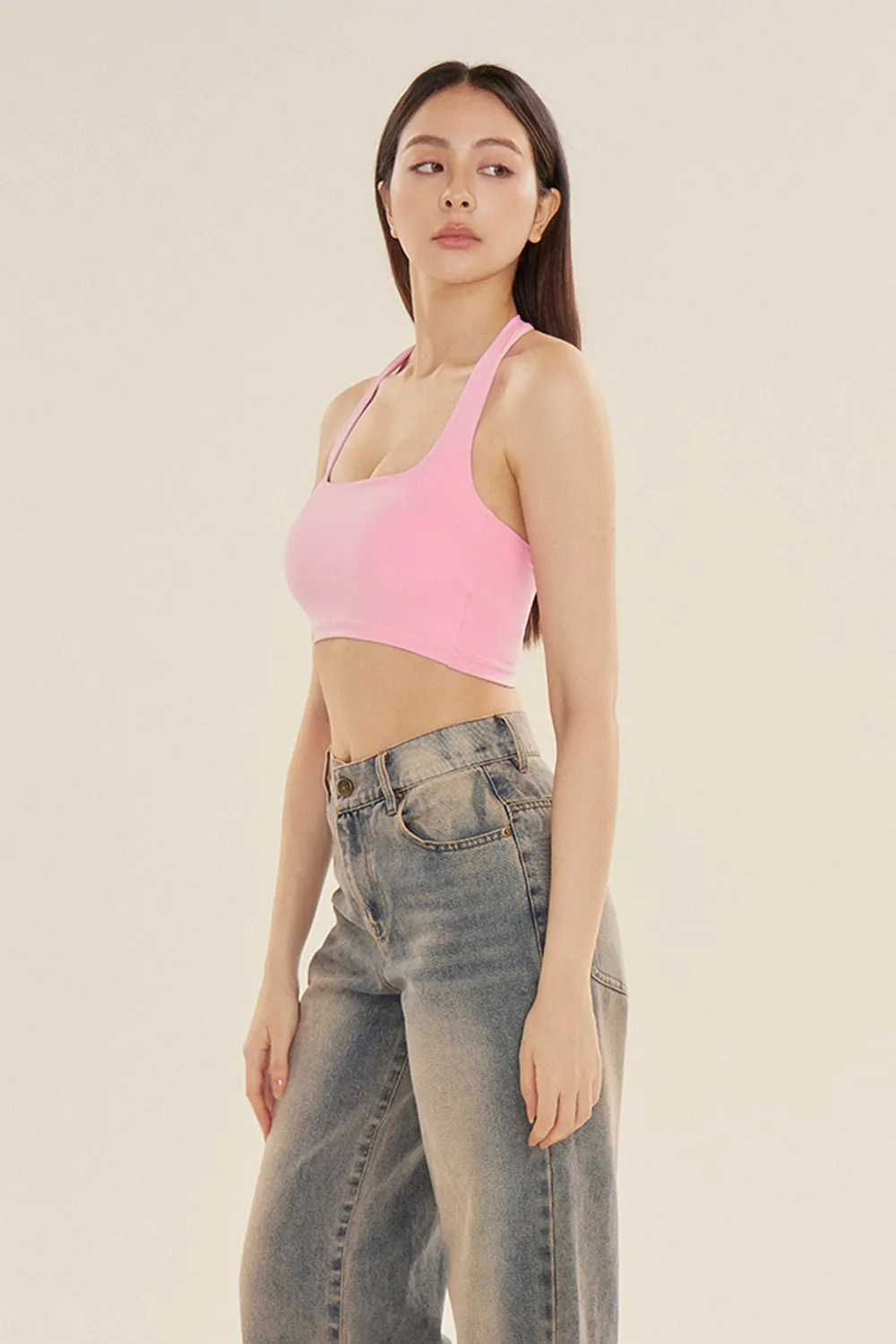 一週七天繞頸BraTop<br>7 Days a Week Halter Strap BRA TOP
