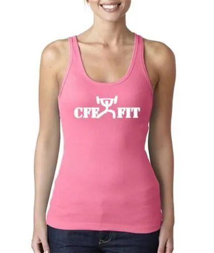 CFF WOMENS RIBBED OLY TANK TOP - WORKOUT APPAREL