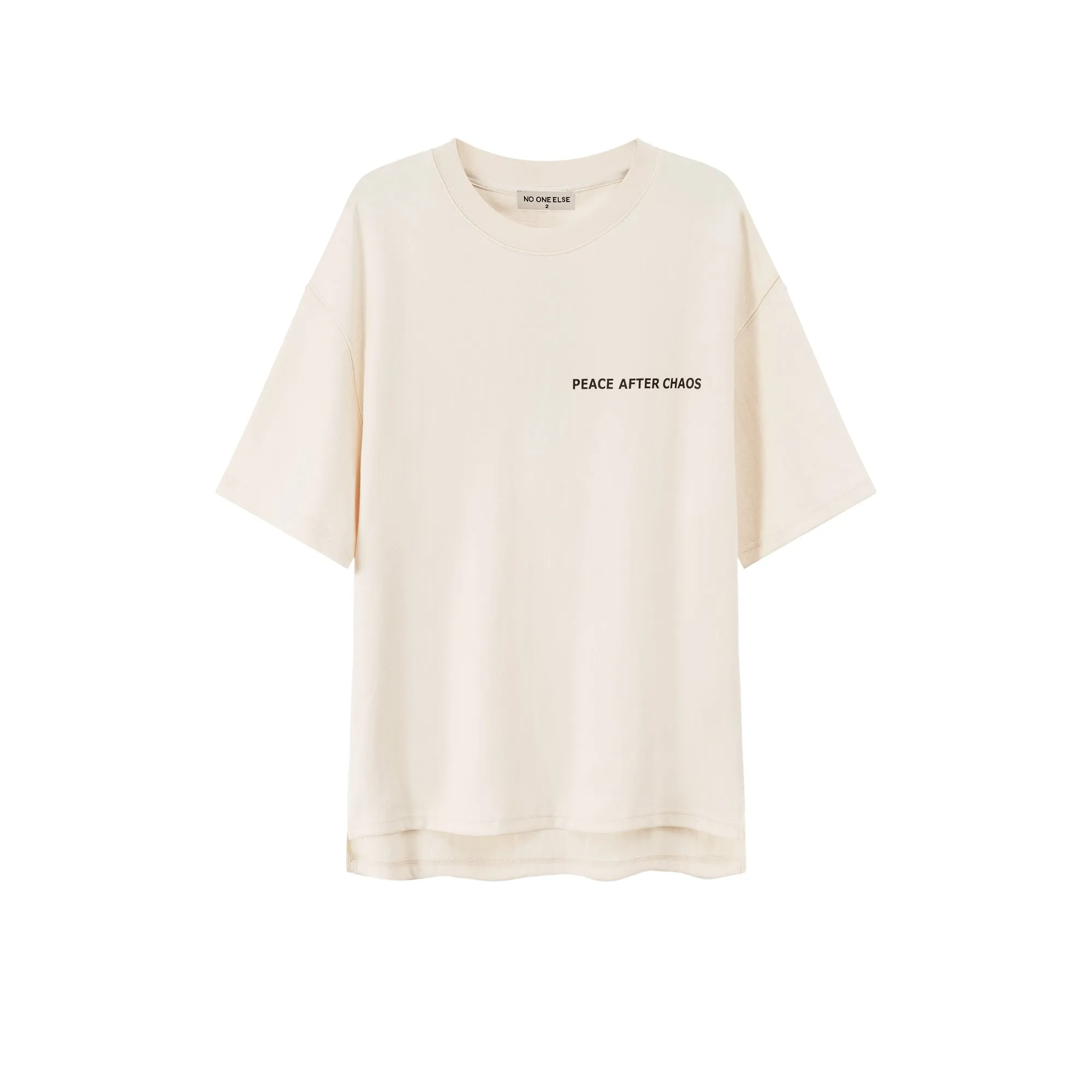 Peace After Chaos Basic Loose Fit T-Shirt