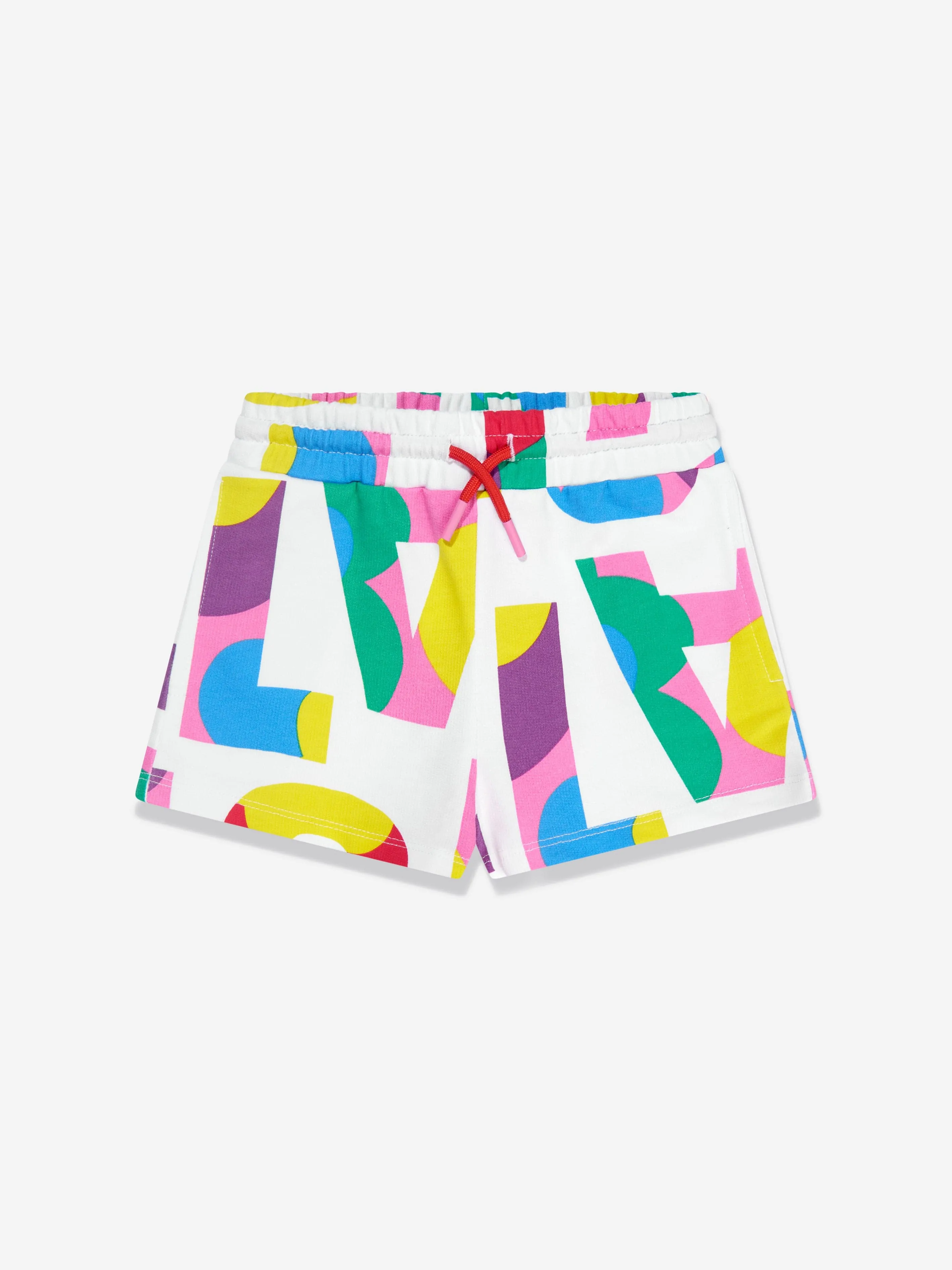 Stella McCartney Girls Logo Shorts in White