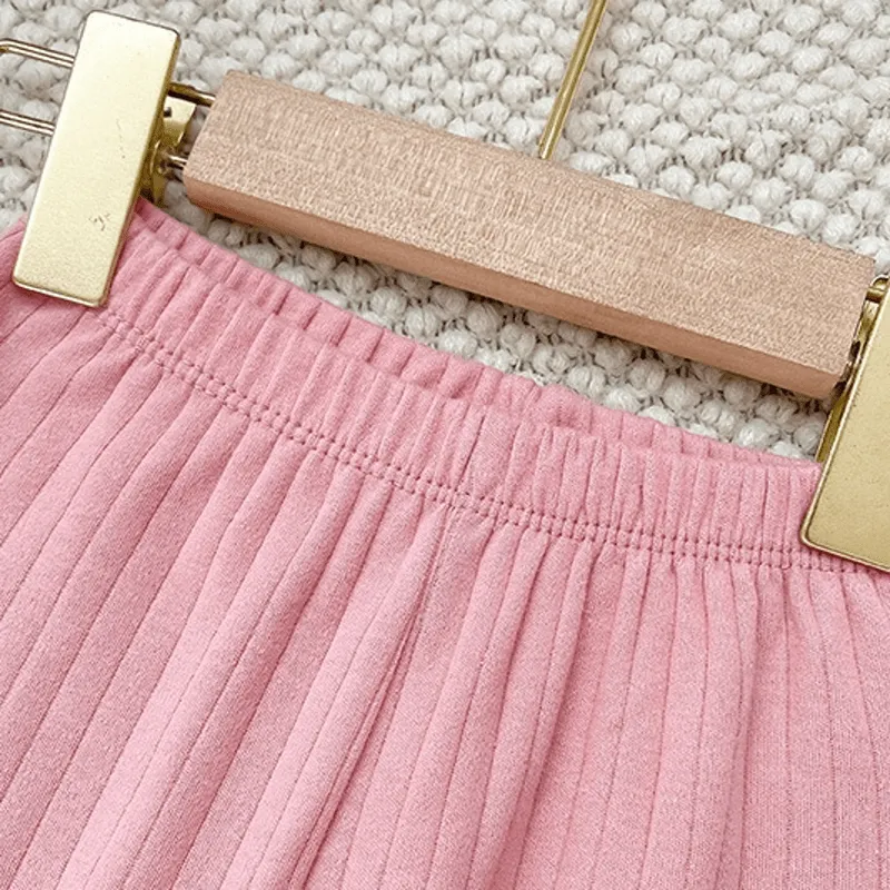 Toddler 2-Piece Simple Pocket Pajamas Set