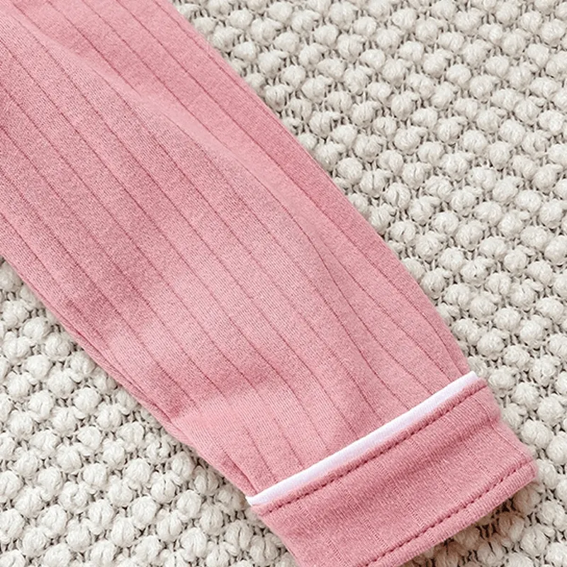 Toddler 2-Piece Simple Pocket Pajamas Set