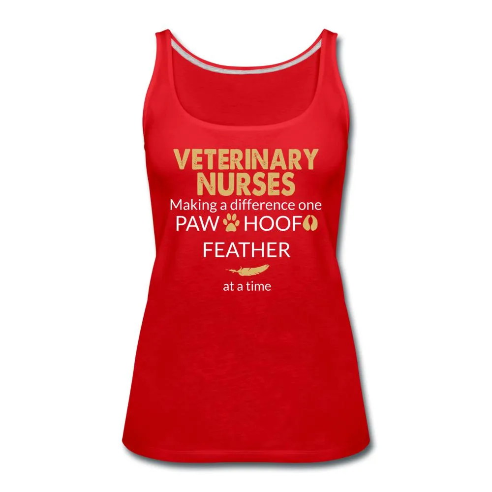 Vet Nurse- Making a Difference  Women's Tank Top