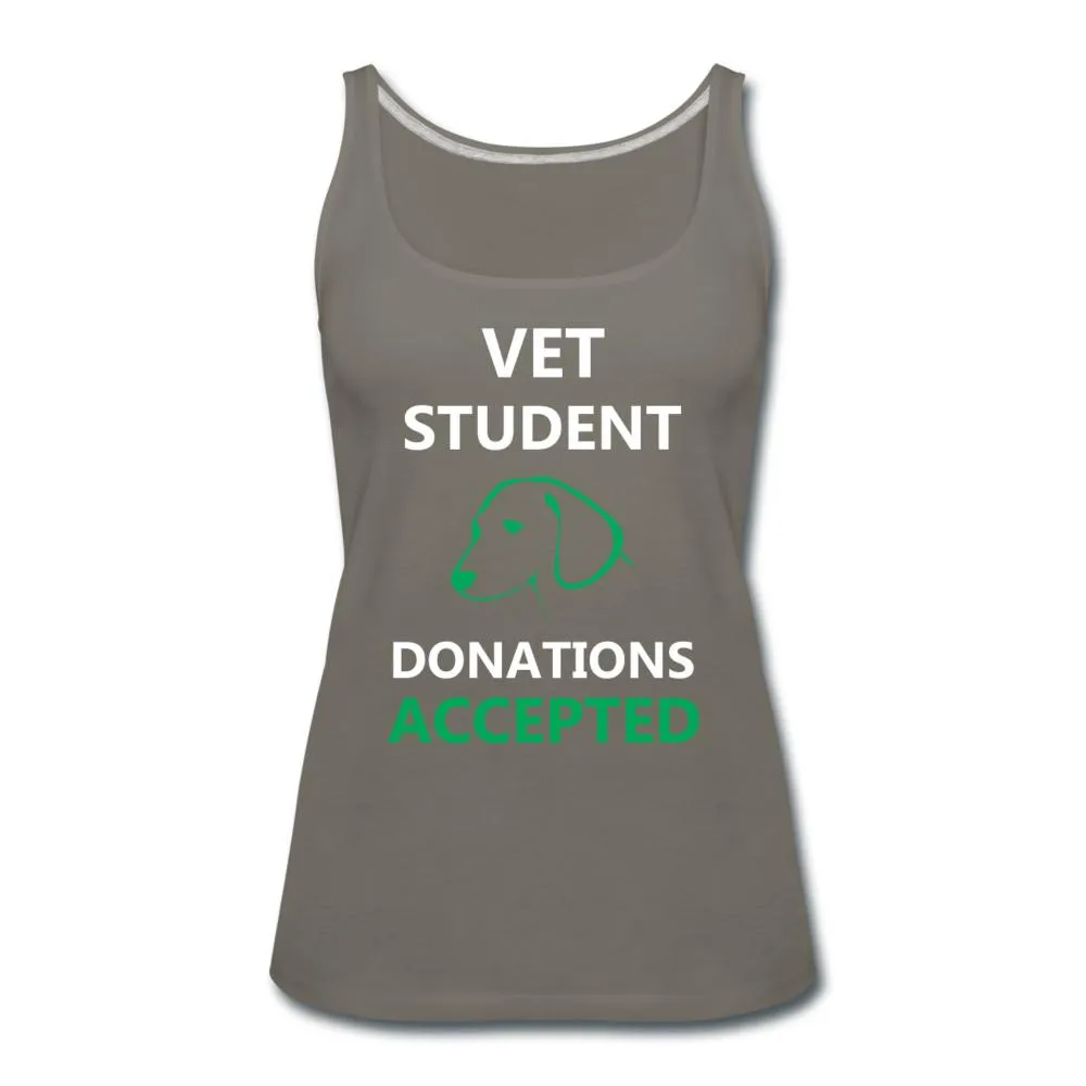 Vet Student Donations Accepted Women's Tank Top